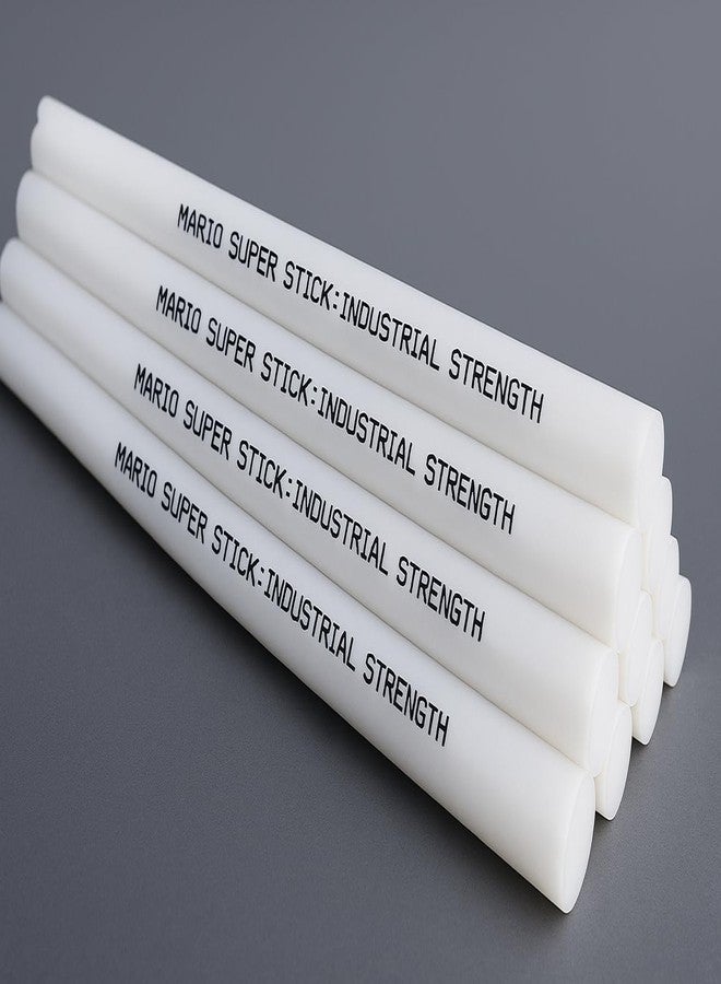 Mario Milky White Hot Melt Glue Sticks 220mm x 11mm (Pack of 10)| Multipurpose Heavy Duty Strong Adhesive Glue Sticks for Craft, DIY, Repair, Decoration & Home Use | White Glue - Image 1