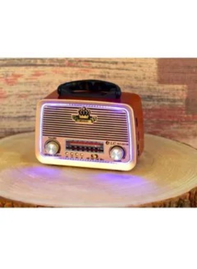 DLC USB Radio DLC32213 Gold Brown Black - Image 3