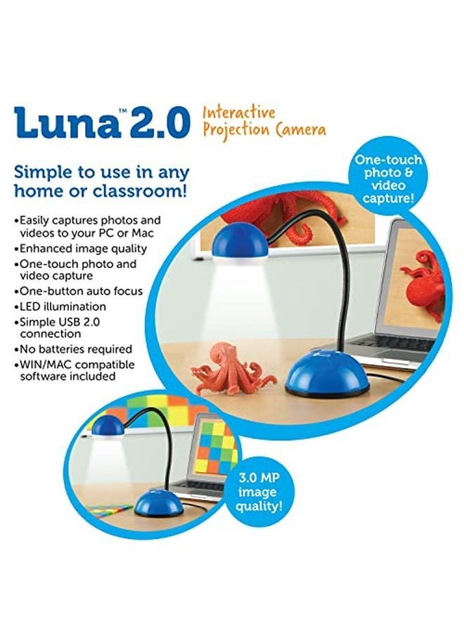 Learning Resources - Luna 2.0 Interactive Easy To Use Digital Projection Camera - Image 1