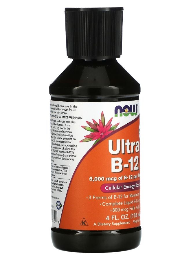 now Ultra B-12 5000 mcg 4 fl oz (118 ml) - Image 2