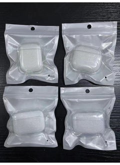 Suitable For Airpods Transparent Pro2 Earphone Case 3 Generation Apple Bluetooth Earphone Case Earphone Case Pro Protective Cover-Color:TPU Soft Shell Pearlescent Bag Packaging (no Hanging Hole)-Applicable Model:Airpods-- Pro