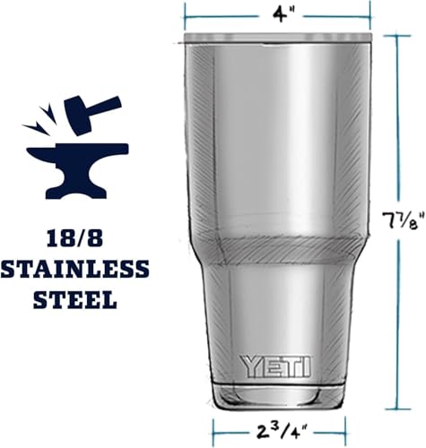YETI Rambler 30 oz Tumbler, Stainless Steel, Vacuum Insulated with MagSlider Lid, Cosmic Lilac - Image 2
