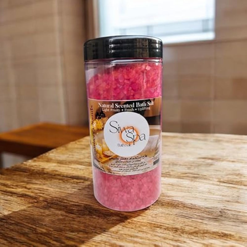 Siwa Spa Bath Salt & Scrub Cranberry Scent (700g) - Image 2