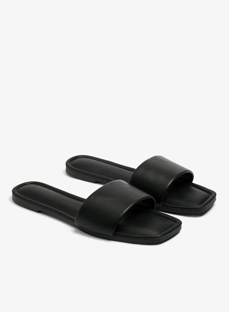 Matalan Black Mule Sandals