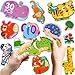 Dotimo kids Dotimo Wild Animal Magnetic Preschool Puzzles for Toddlers 35 30 PCS with 13 Pairs Animal Cognition Kids Refrigerator Magnets Travel Toys Preschool Educational Activity - Image 2