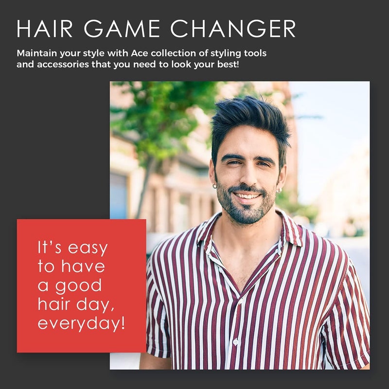 Goody ACE 7.5 Inch Dressing Comb in Black - Professional Quality Hair Styling Tool - Image 5