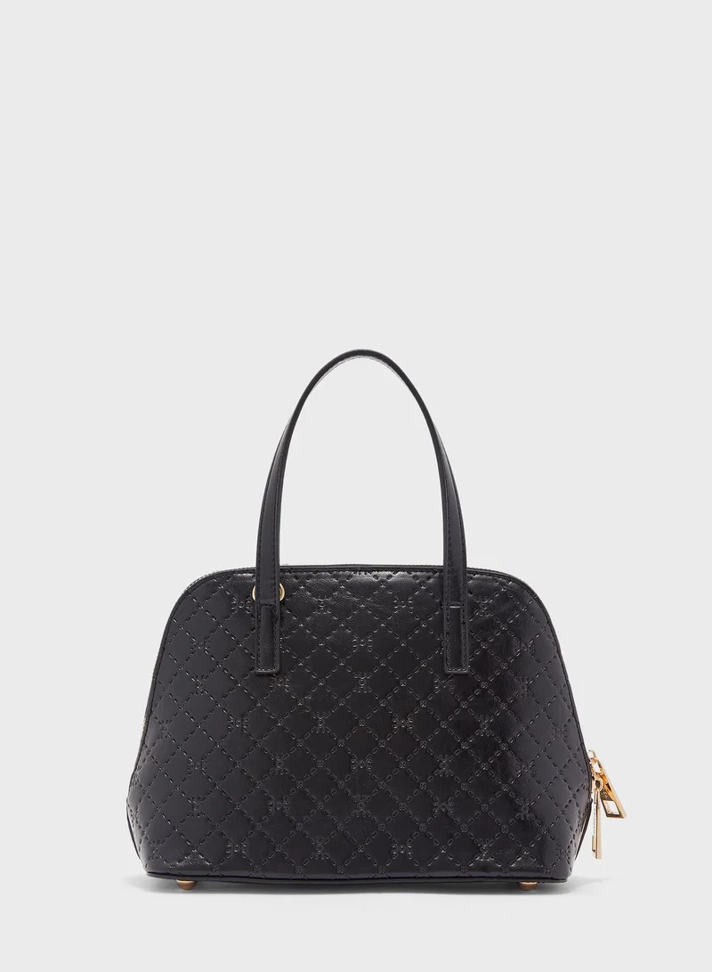 CARPISA Dome Shape Zip Closure Satchel