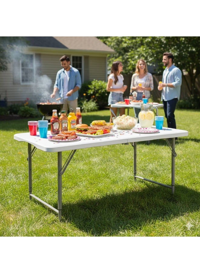 KENCO طاولة كينكو القابلة للطي خفيفة الوزن 4 أقدام (122x71x64) للط camping في الهواء الطلق - Image 2