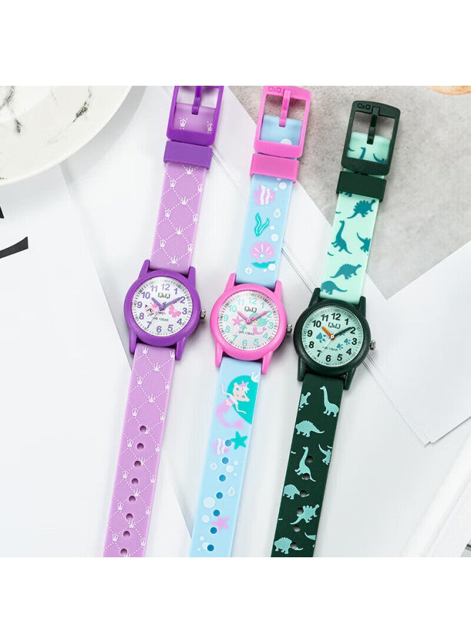 Q&Q ساعة أطفال سيكو سيتي تحت العلامة التجارية كرتون للأولاد والبنات مقاومة للماء ساعة امتحانات الطلاب لدخول المدرسة الثانوية Vr99J015Y - Image 4