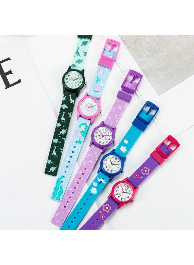 Q&Q ساعة أطفال سيكو سيتي تحت العلامة التجارية كرتون للأولاد والبنات مقاومة للماء ساعة امتحانات الطلاب لدخول المدرسة الثانوية Vr99J015Y - Image 5