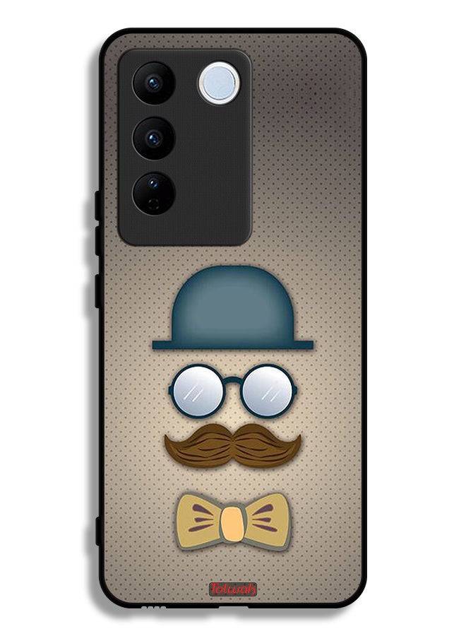 Tolwak Vivo S16e Protective Case Cover ManS Head Art - Image 1