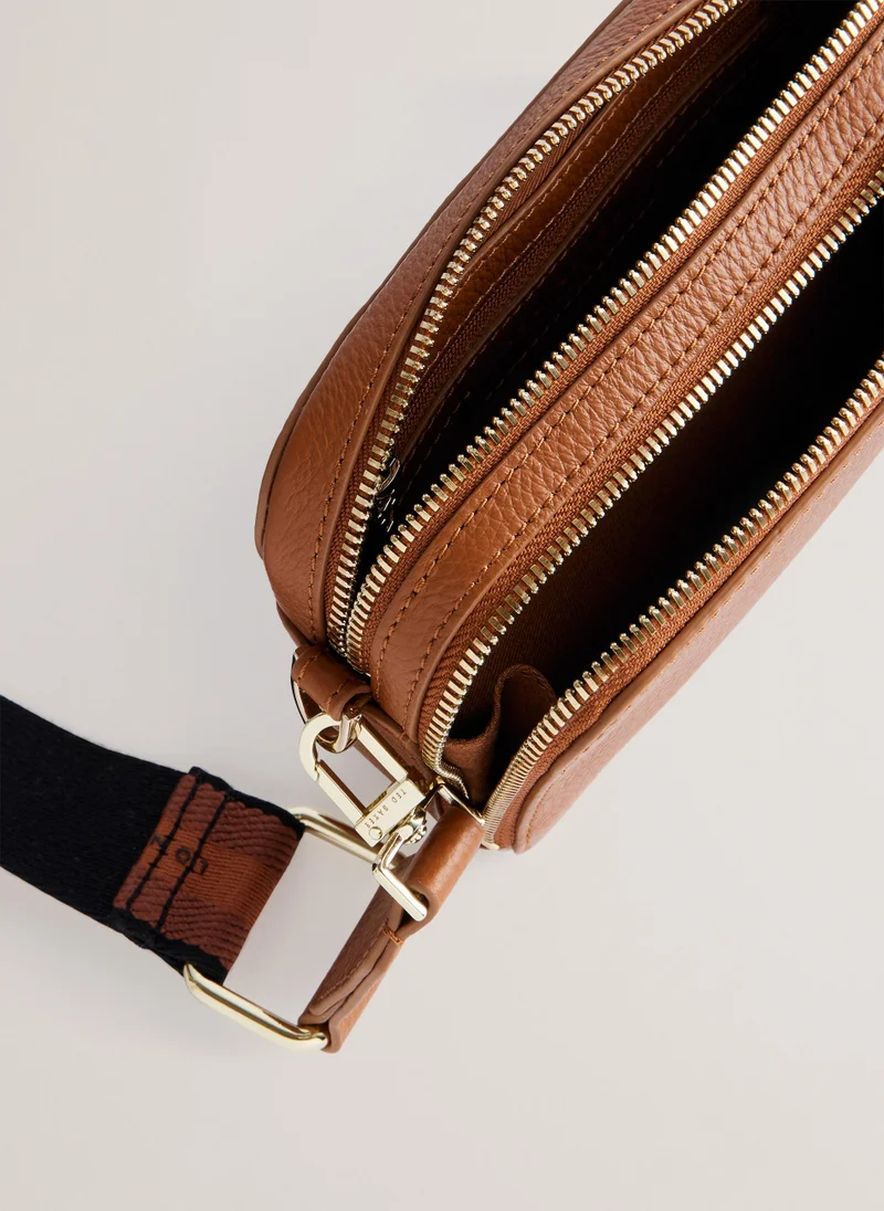 Ted Baker Stunna Webbing Leather Mini Crossbody Bag