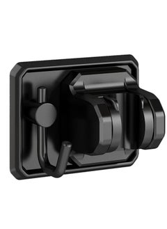 Excefore Shower Head Holder with Hook, Strong Adhesive Waterproof Handheld Shower Holder, Adjustable Shower Wand Holder Wall Mount for rv Shower Kids Shower Bathroom Shower, No Drilling - Black  - Image 1