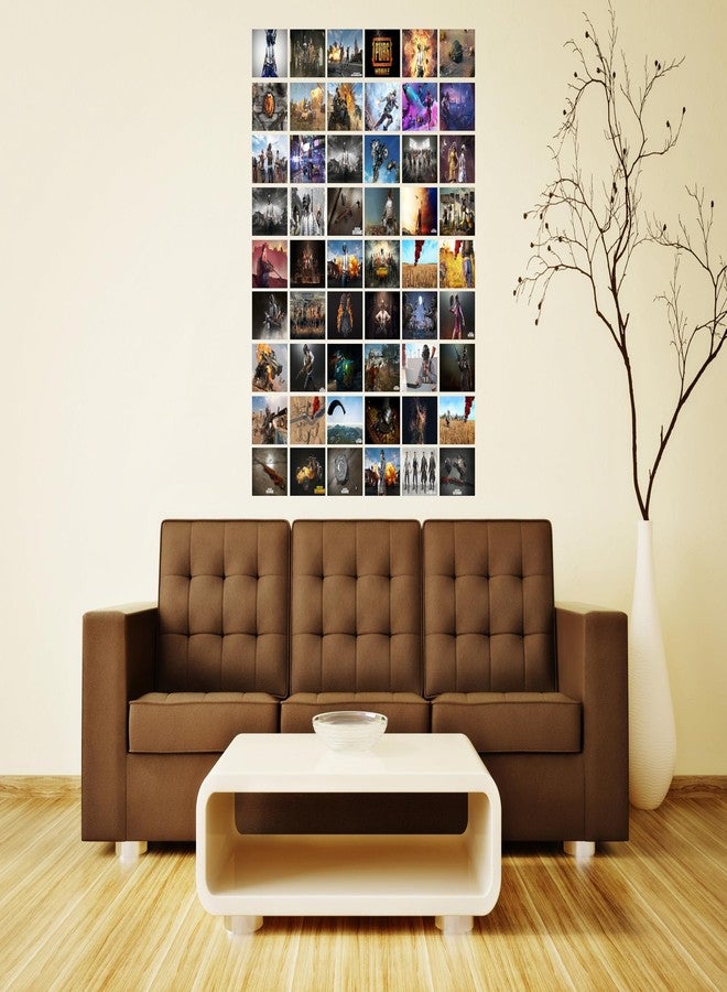 RKDECOR Pubg Battleground Gaming Poster for Room Home Wall Decor Pack of 54 (Size 4x6 Inch) - Image 2