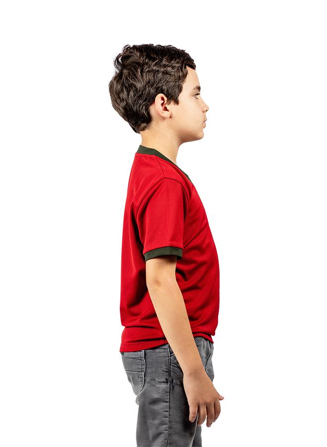 ZAECY Boy's V-neck Short Sleeve Tee - Image 3