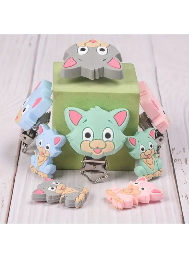 قطعتان مجموعة خرز ومشابك السيليكون متعددة الألوان لحرف صنع المجوهرات DIY - Image 4