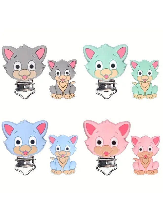 قطعتان مجموعة خرز ومشابك السيليكون متعددة الألوان لحرف صنع المجوهرات DIY - Image 2