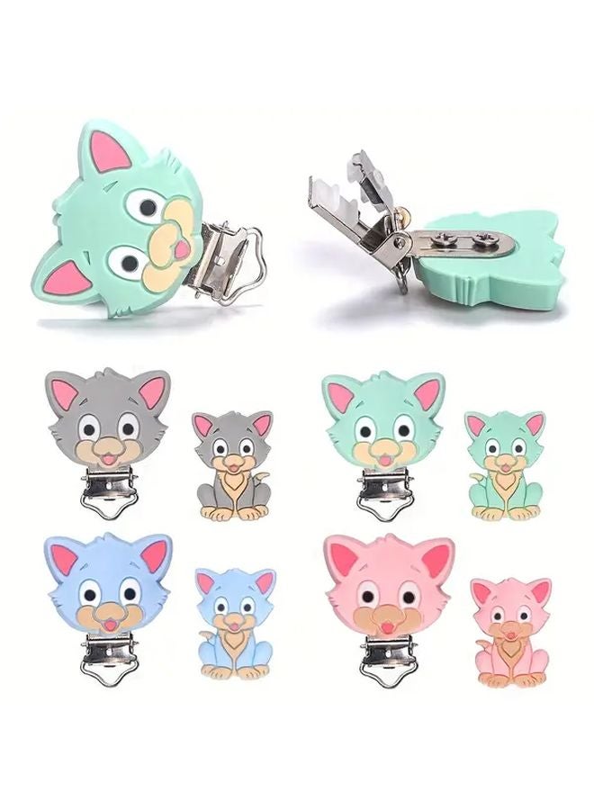 قطعتان مجموعة خرز ومشابك السيليكون متعددة الألوان لحرف صنع المجوهرات DIY - Image 3