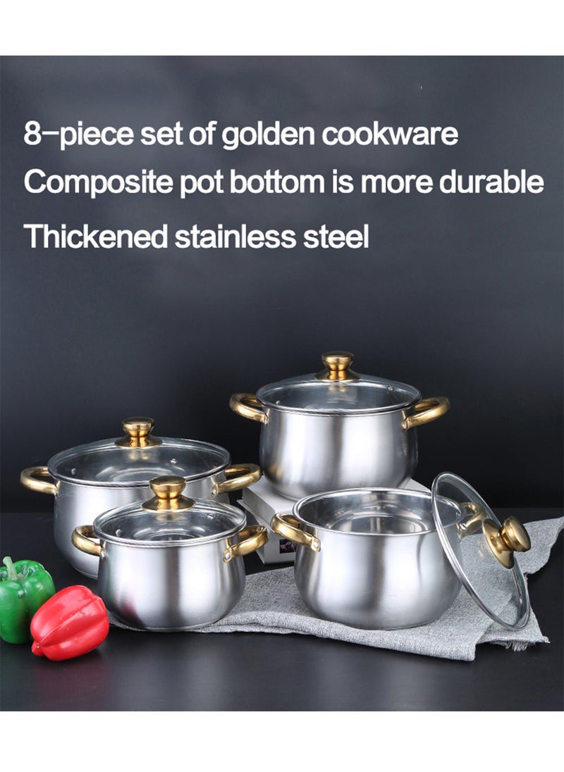 Sharpdo 4 Piece Stainless steel Cookware Set  - Image 2