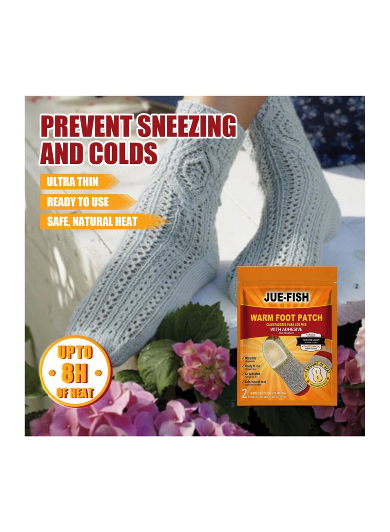 JUE-FISH Warm Foot Patch for Heating and Keeping Feet Warm - Image 3