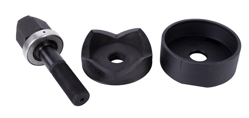 Gardner Bender KOM300 SlugOut Mechanical Knockout Set Contractor Punch Die Drive Screw Set Conduit Pipe Size Cutting Diameter 3 Hole Size Punches 10 AWG Mild Steel 12 AWG Stainless Steel 3