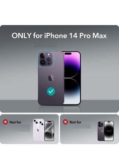 Excefore Magnetic Phone Case for iPhone 14 Pro Max, Built-in Camera Ring Stand, Shing for Women Girls Phone Case  - Image 5