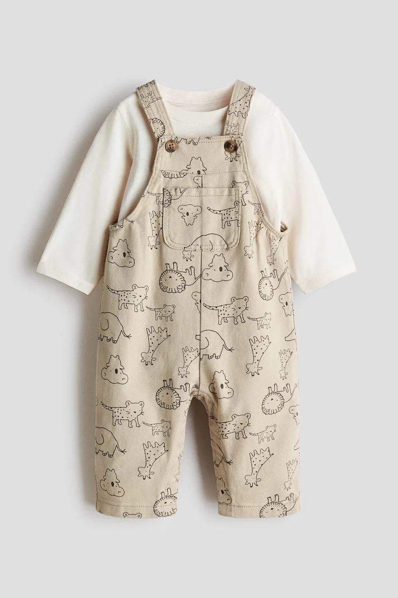 اتش اند ام 2-piece dungarees and top set