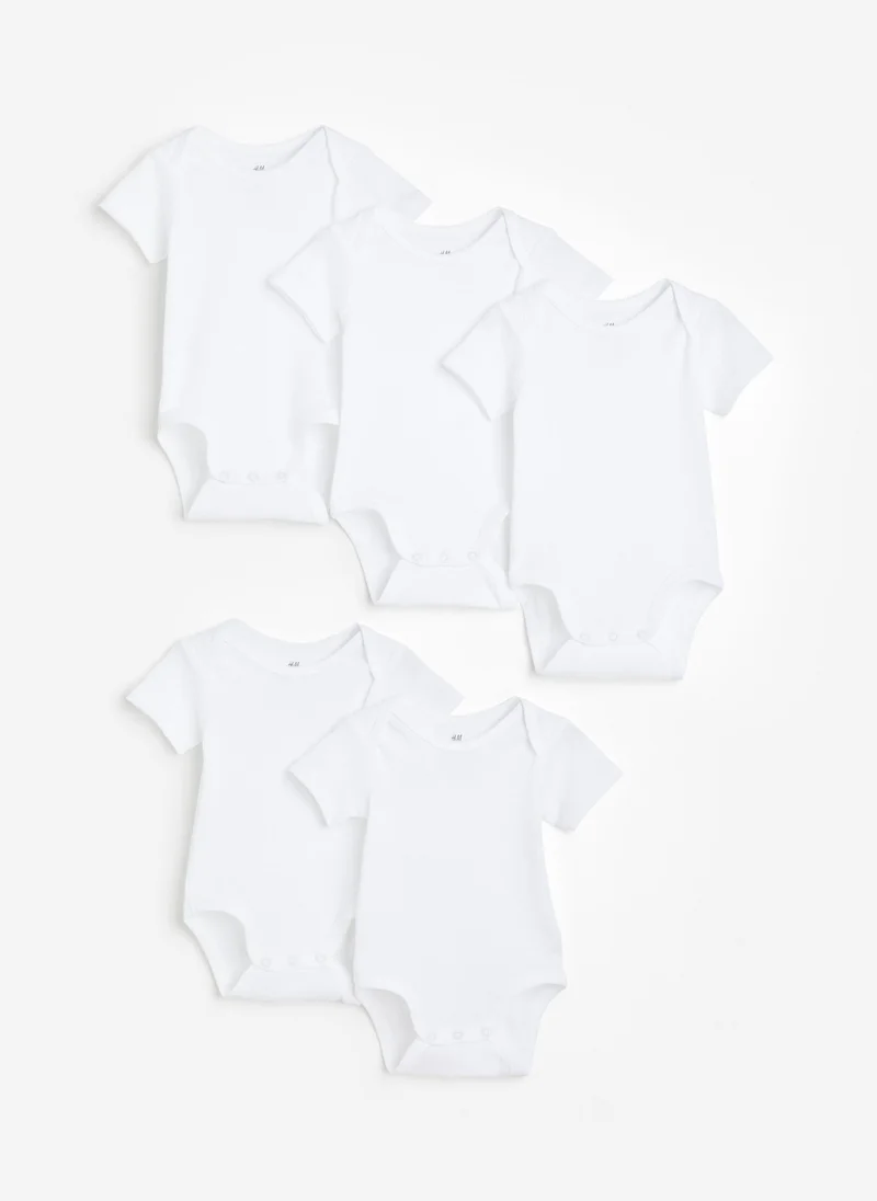 H&M 5-Pack Short-Sleeved Bodysuits