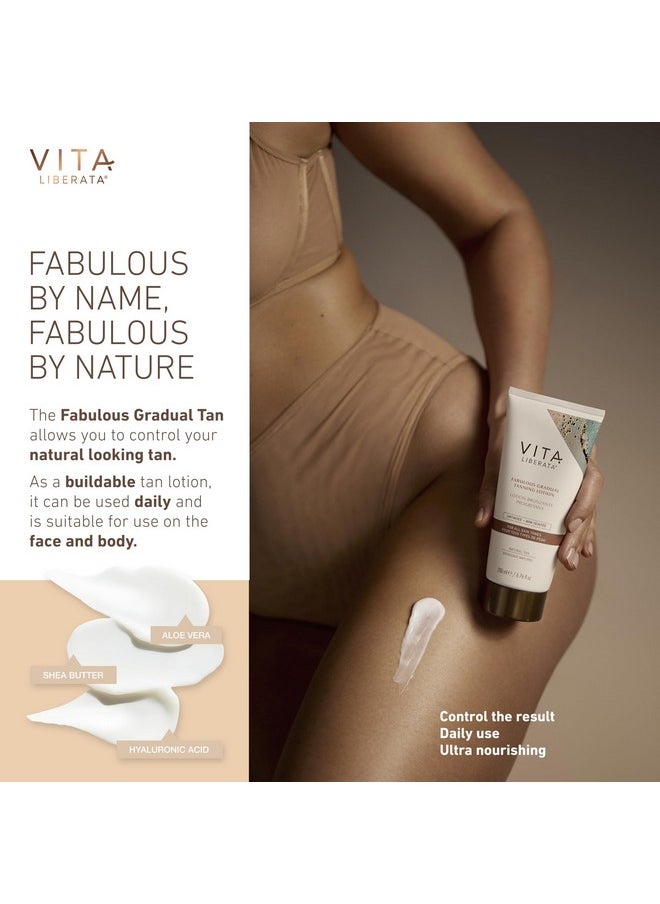 Vita Liberata Vita Liberata Fabulous Gradual Tanning Lotion - Buildable Formula, Sun-Kissed Tan, Untinted For Minimal Transfer, Lasting Finish, Formulated with Hyaluronic Acid, 6.76 fl oz  - Image 3