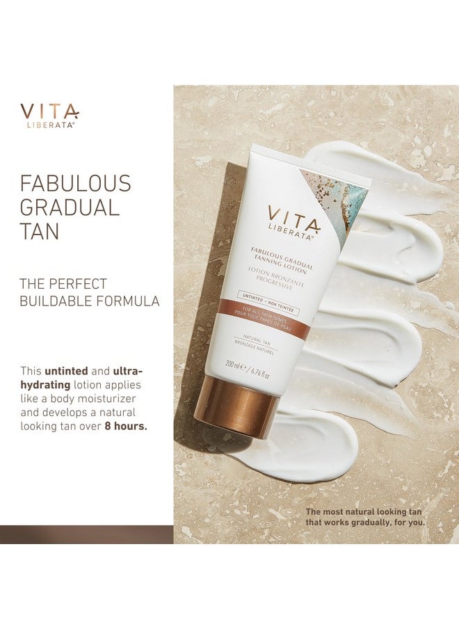 Vita Liberata Vita Liberata Fabulous Gradual Tanning Lotion - Buildable Formula, Sun-Kissed Tan, Untinted For Minimal Transfer, Lasting Finish, Formulated with Hyaluronic Acid, 6.76 fl oz  - Image 2