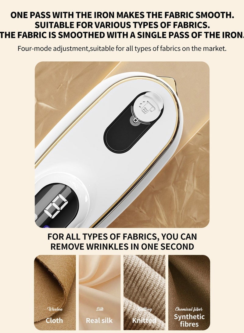 BESTIS Garment Steamer Iron,High-Power Handheld Garment Steamer Clothes Steamer Portable Steam Iron 20s Fast Heat-up Ironing Wrinkle Remover -1200W 200ML - Image 3