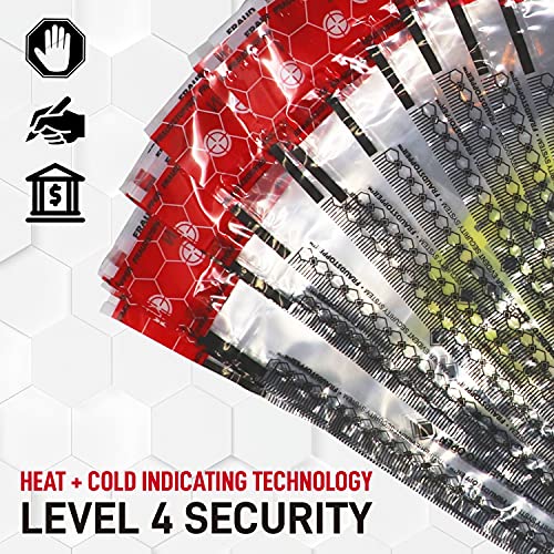 Nadex 9 x 12 Inch Tamper Evident Bank Deposit Bags with FRAUDSTOPPER Level 4 Security, 500 Pack (Clear) - Image 5