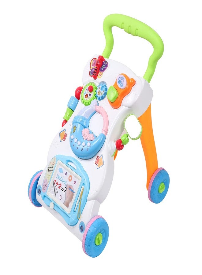 Cuterabit 2 in 1 Sit to Stand Baby Walker with Music and Light, Push Toys for Toddlers 1-3 for Learning to Walk, Baby Walking Toys 6 to 12 Months for Infants Babies Toddlers Boys Girls - Image 1