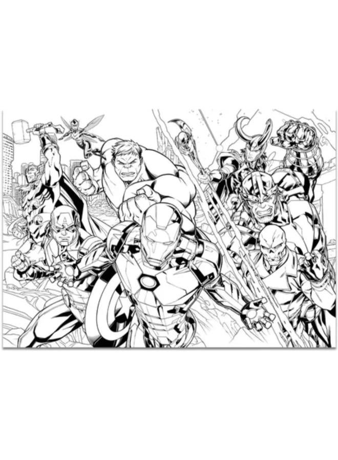 Lisciani Avengers Double-Face Maxi Floor Puzzle - 108 Pieces - Image 3