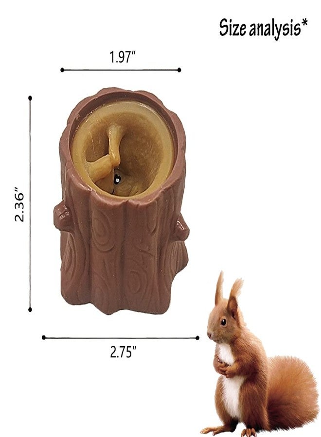 Mimeile Squirrel Squeeze Toys Evil Squirrel Decompression Squirrel Cup Rubber Fidget Toy Interactive 4Pcs Weird Stress Relief Anxiety Autism Funny Jokes Easter Gift Office Game for Baby Kid Adult Toddler - Image 5
