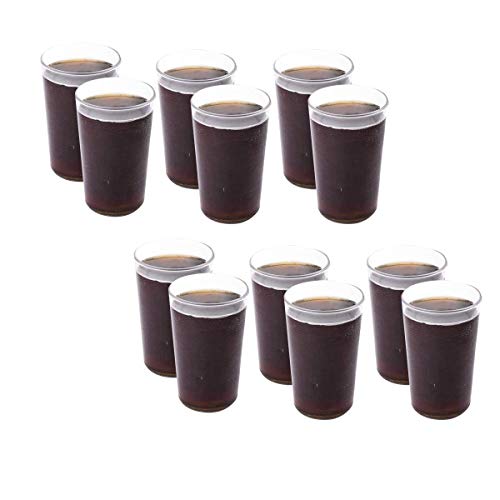 Urmila Plastic® Polycarbonate Regular Drinking Glasses for Water Juice for Dining Table Home Kitchen Party Restaurant 200 ml Set of 12 Transparent - Image 4