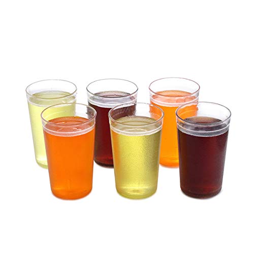 Urmila Plastic® Polycarbonate Regular Drinking Glasses for Water Juice for Dining Table Home Kitchen Party Restaurant 200 ml Set of 12 Transparent - Image 5