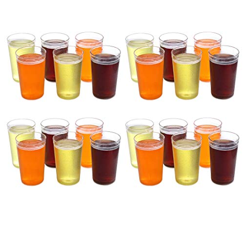 Urmila Plastic® Polycarbonate Regular Drinking Glasses for Water Juice for Dining Table Home Kitchen Party Restaurant 200 ml Set of 12 Transparent - Image 3