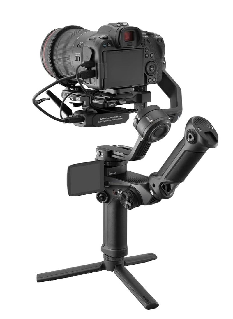 زيون - مجموعة Zhiyun-Tech WEEBILL 2 Pro مع جهاز إرسال ومؤازرة وقبضة حبال وحقيبة قماشية - Image 1