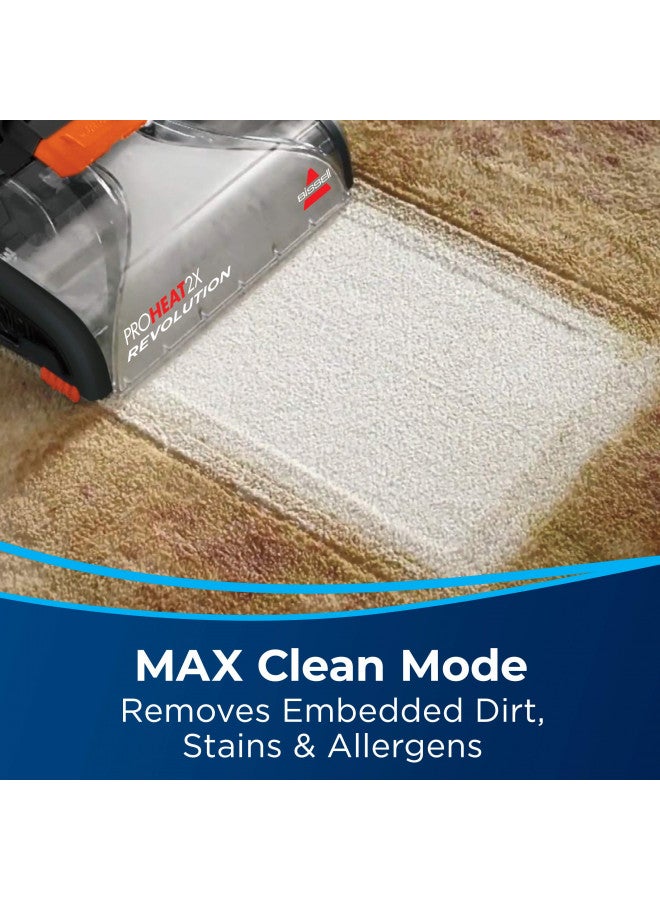 Bissell BISSELL ProHeat 2X Revolution Pet Full Size Upright Carpet Cleaner, 1548F, Orange  - Image 3