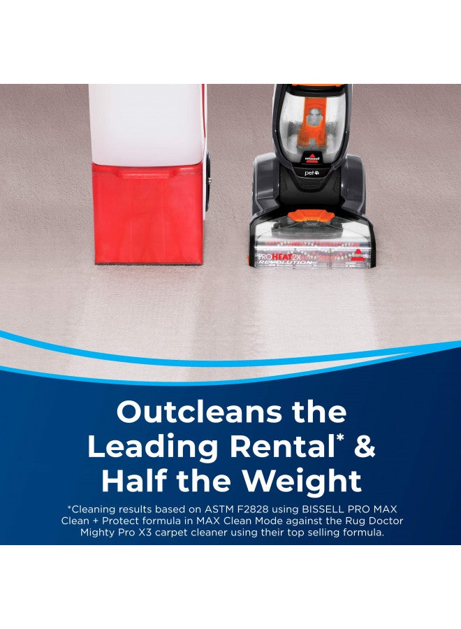 Bissell BISSELL ProHeat 2X Revolution Pet Full Size Upright Carpet Cleaner, 1548F, Orange  - Image 2