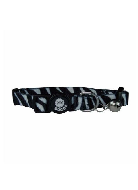 LOCO Cat Collar Pattern Printed (DCAT002) Zebra Multicolor
