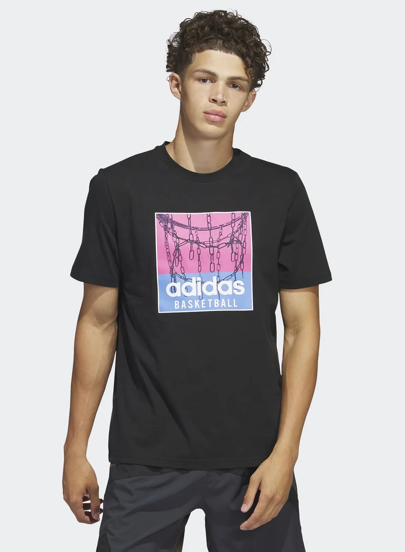 Adidas Chain Net Graphic T-Shirt