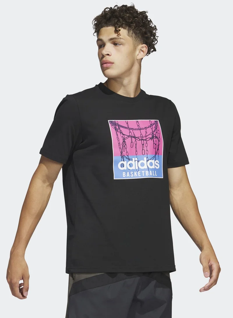 Adidas Chain Net Graphic T-Shirt