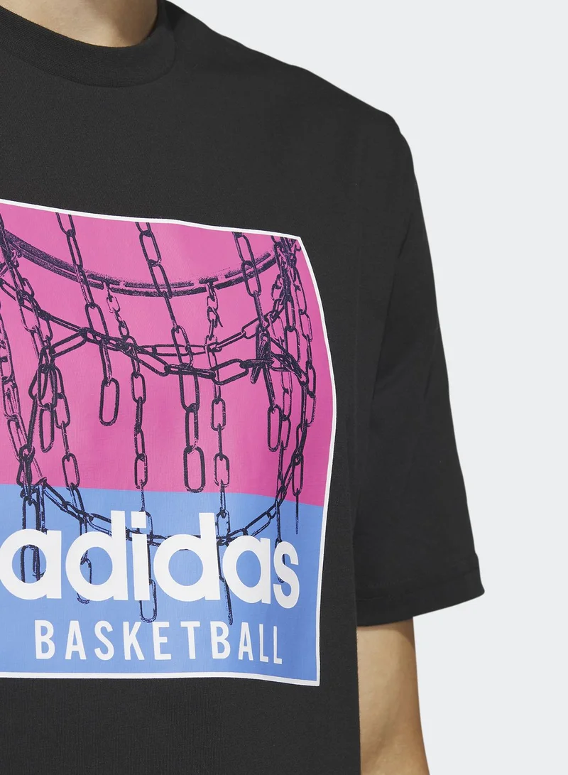 Adidas Chain Net Graphic T-Shirt