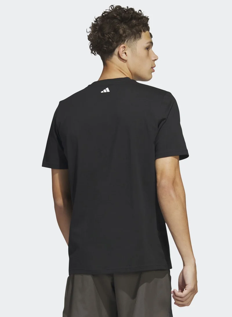 Adidas Chain Net Graphic T-Shirt