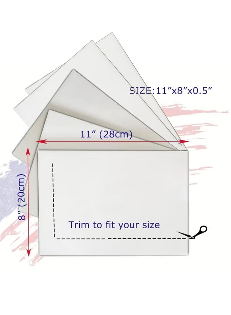 Jourvent Lipo Foam Boards & Pads – Post-Surgery BBL & Liposuction Recovery Foam Sheets for Use with Compression Garments – Abdominal & Tummy Tuck Support - Image 4