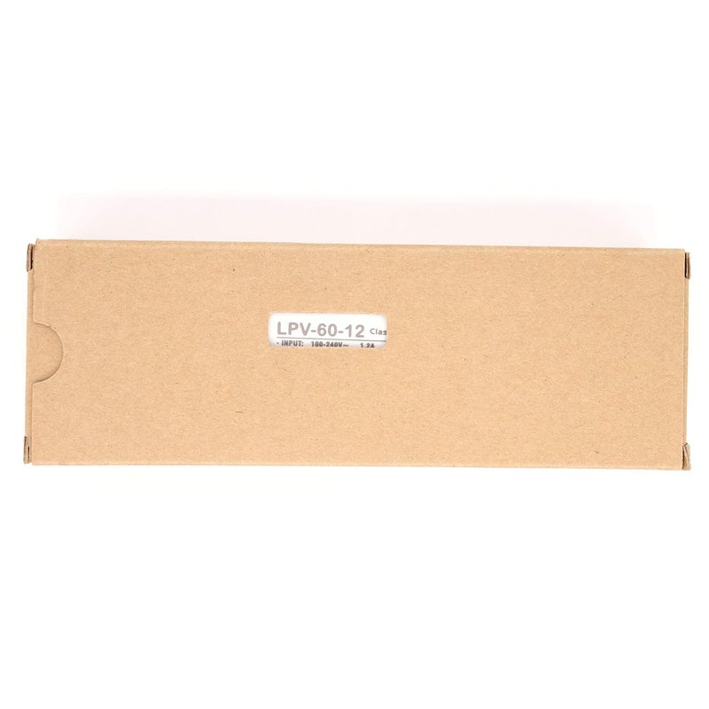 مين ويل محرك مصدر طاقة LED Meanwell LPV-60-12، قدرة 60 واط، جهد 12 فولت، تيار 5 أمبير، معايير حماية IP67 - Image 2