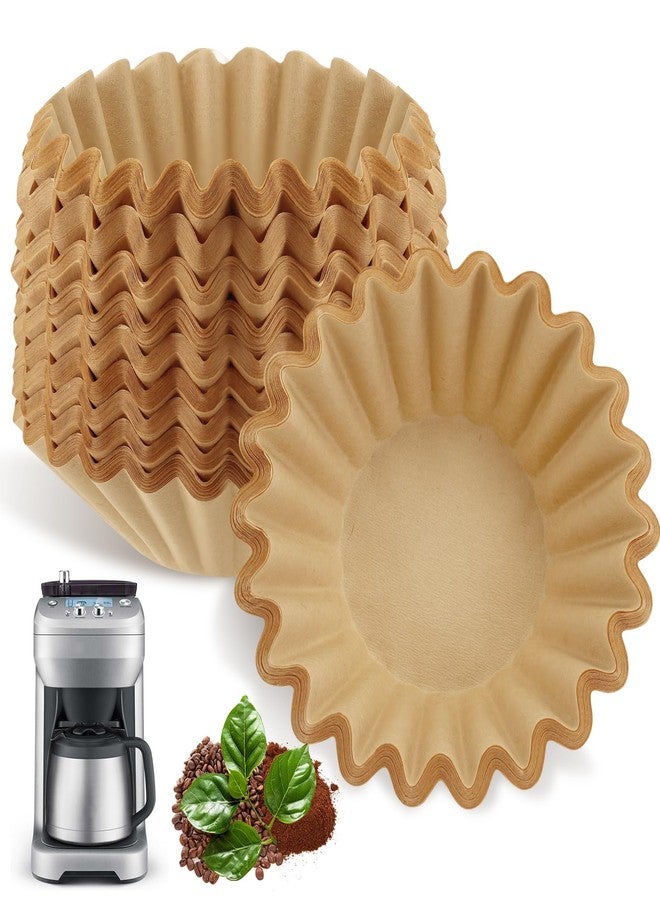 brikinte Coffee Filters 12 Cup Compatible with Breville Coffee Maker, 130 Pcs Extra Large Unbleached Filter Paper for Breville 12 Cup - Image 1