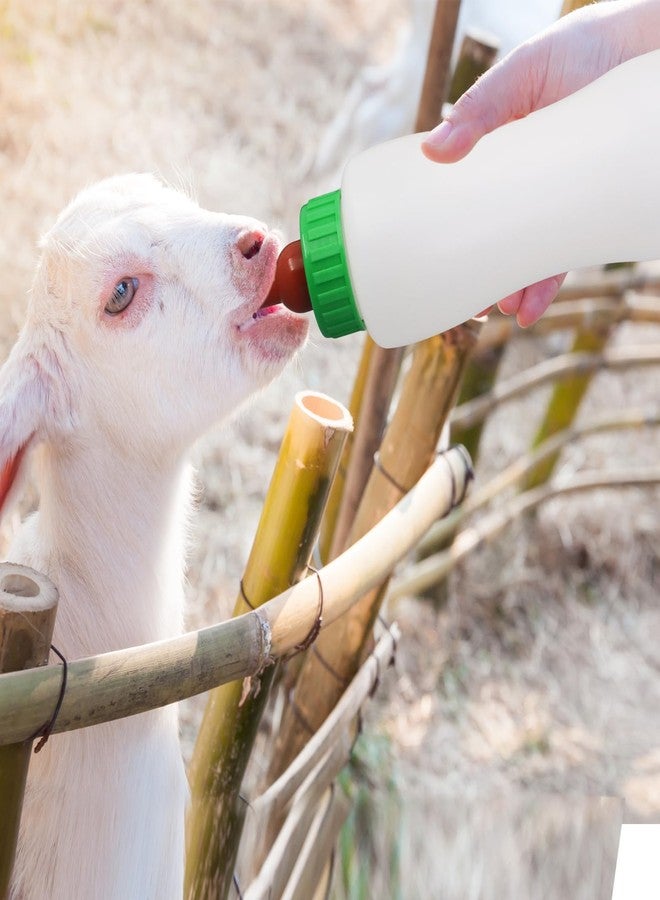 Abustle Pig Lamb & Goat Feeding Bottle, 500ml, 2 Pack, Reusable, BPA Free, Plastic & Rubber, Medium Flow, Animal Care, All Ages - Image 3
